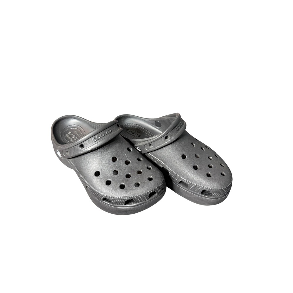 Crocs Classic Platform Clogs Women Size 8 Black